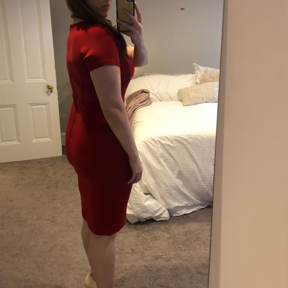 ❌Donated❌Deep Red Work Dress - Picture 5 of 7
